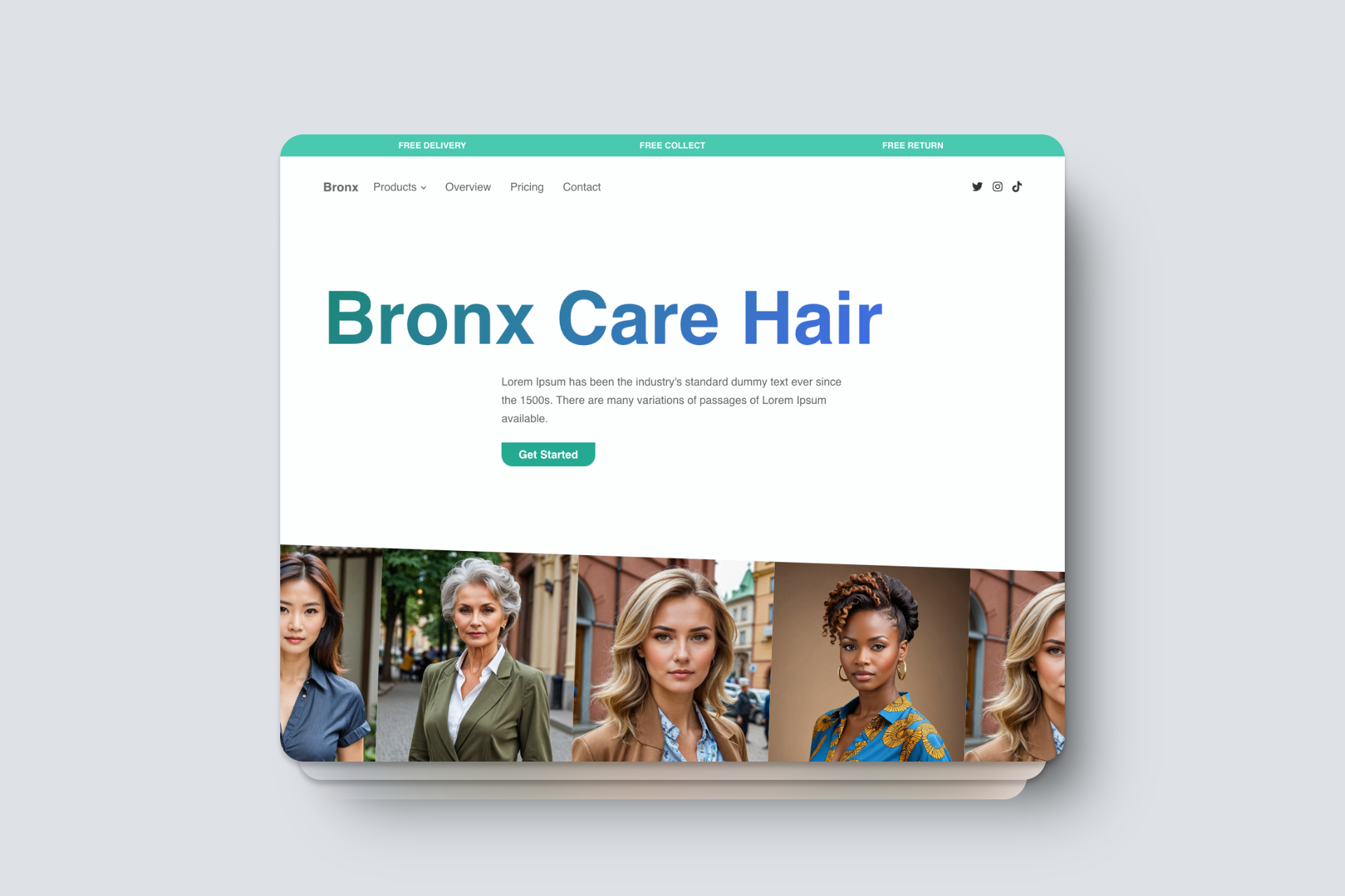 Bronx shop Website Templates Volt CMS