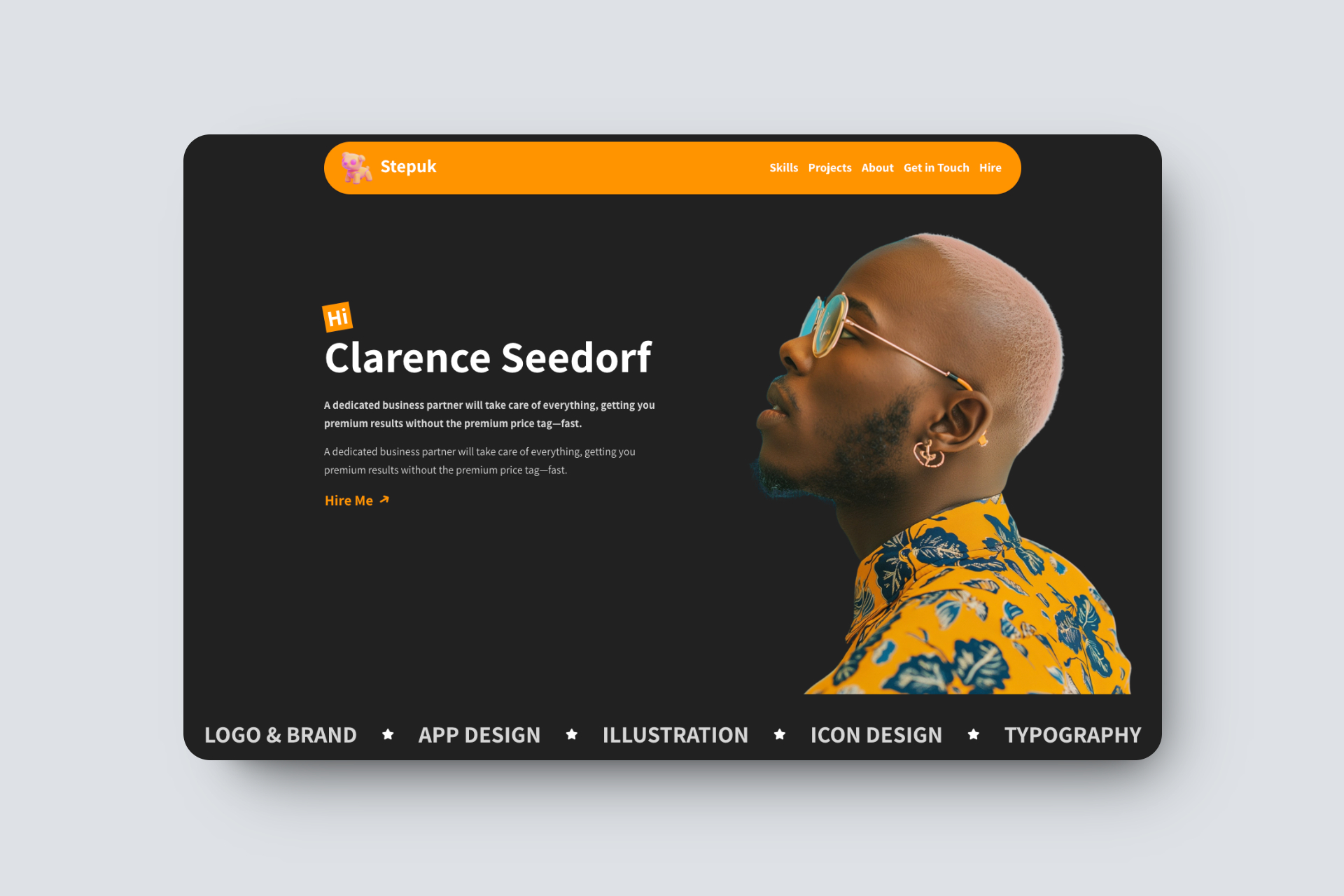Stepuk - Portfolios Website Templates Blocs by Anashyeee